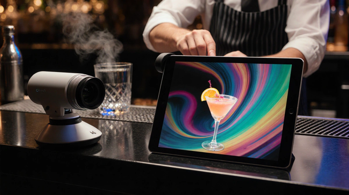AI Bartender Mixes Custom Cocktails at CES