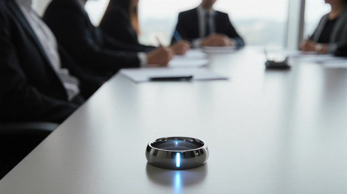 Vocci AI Ring Turns Your Hand Into a Meeting Recorder