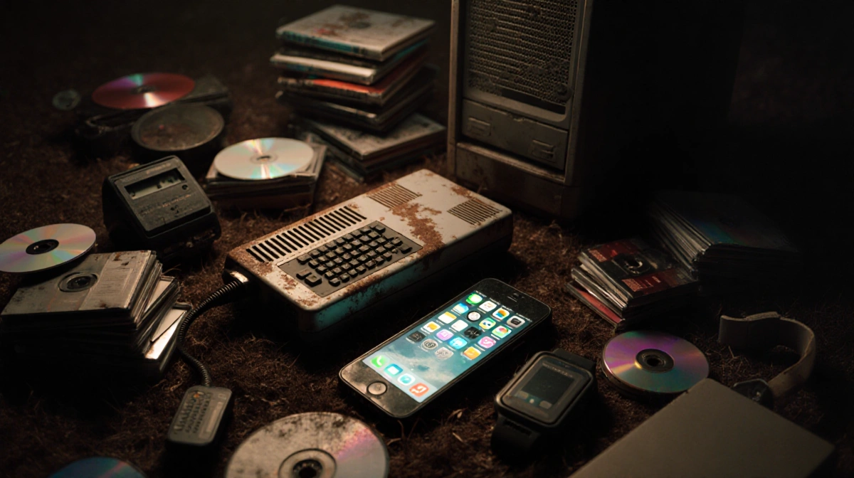 10 Tech Deaths That Defined 2025: From AOL Dial-Up to iPhone Home Buttons