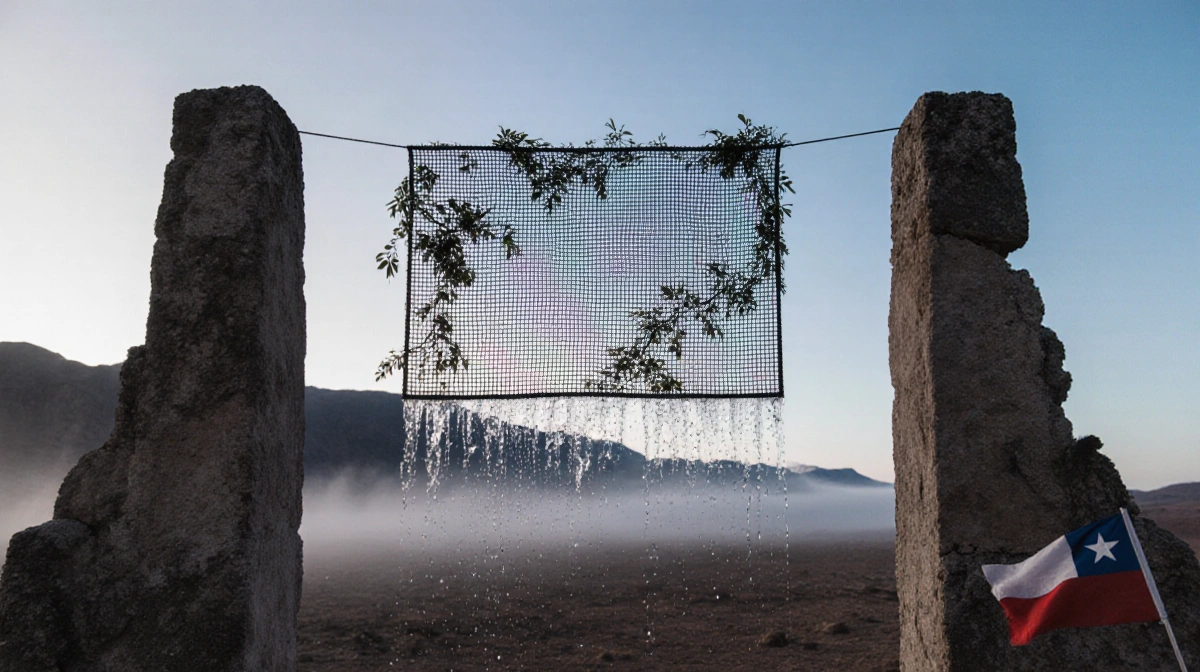 Fog Catchers Pull 10L Daily in World’s Driest City