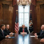 Denmark, Greenland Meet White House Over Trump’s Arctic Bid