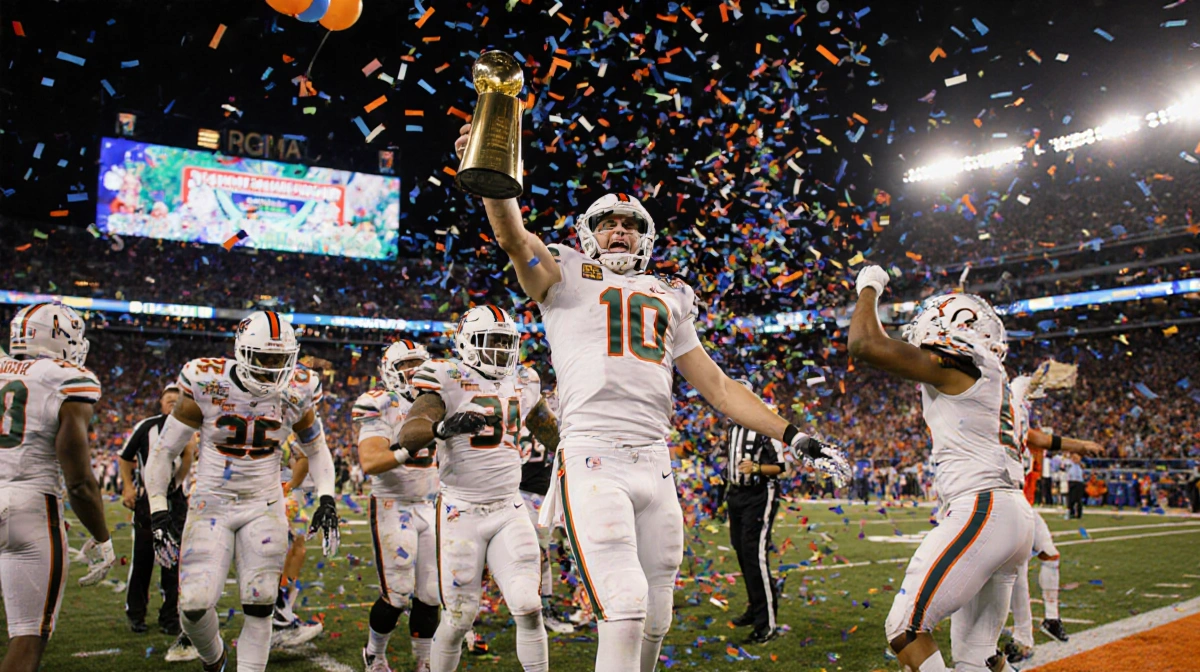 Miami to Host CFP Title Game After Dramatic Fiesta Win