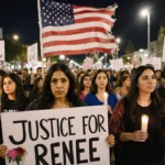 East LA Protesters Rally After ICE Agent Fatally Shoots Minneapolis Mom