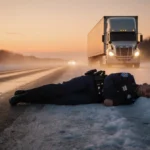 Mass. Officer Dies After Tractor-Trailer Hits Him on Icy Highway