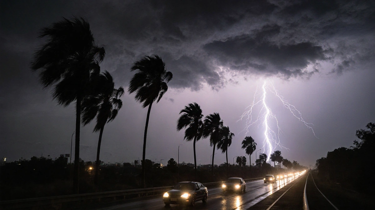 Powerful Winds Batter LA County Through Saturday