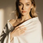 Hailey Bieber Bares All in Steamy Sheet-Wrapped Shoot