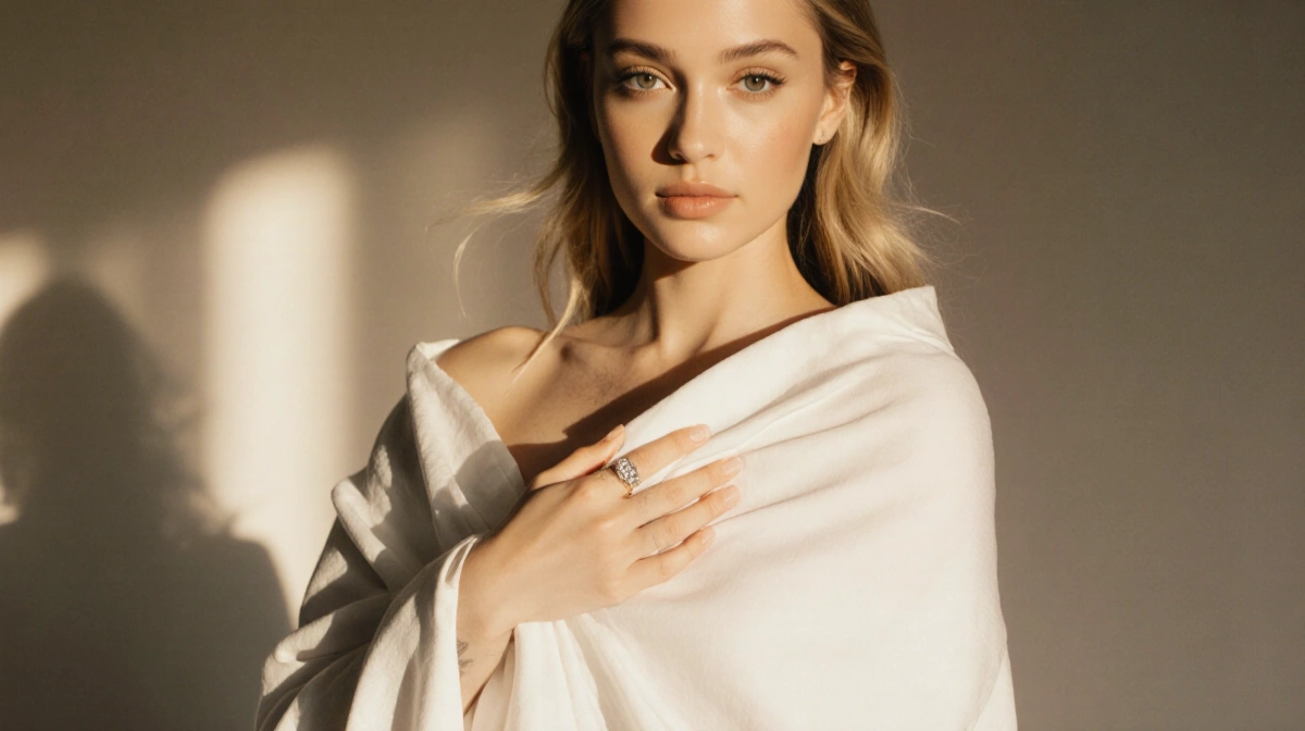 Hailey Bieber Bares All in Steamy Sheet-Wrapped Shoot