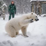 Polar Bear Cubs See Snow for First Time in Viral Video