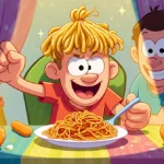 Rhett & Link’s First Kids’ Book Turns Picky Eaters into Pasta-Haired Heroes