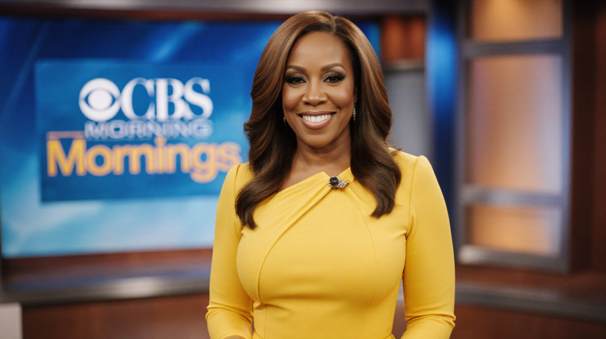 Gayle King Rewears Same Yellow Dress for 14th CBS Anniversary