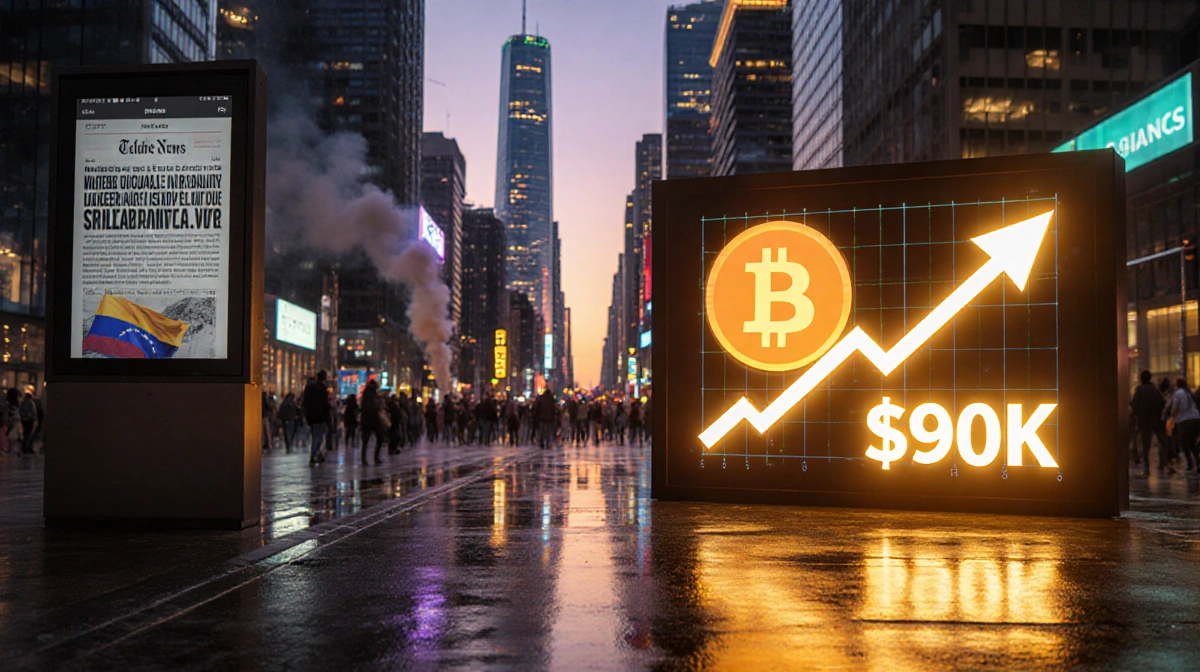 Bitcoin Holds $90K Despite Venezuela Crisis