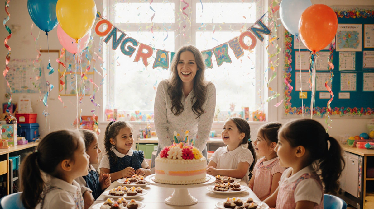 Texas Preschool Teacher Surprised by Students’ Bridal Shower