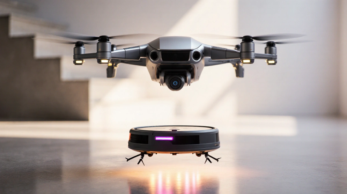 Mova’s CES 2026 Stunt: Drone-Towed Robovac Flies, Barely