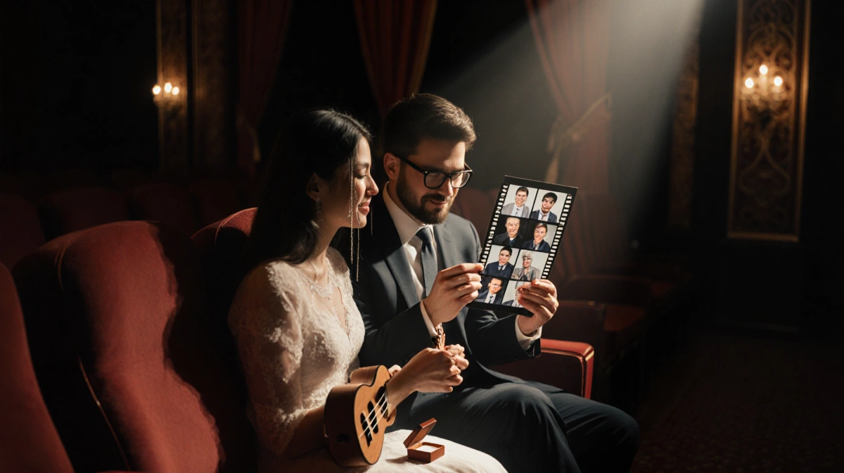 Stunning Proposal Turns Local Theater Into Romantic Movie Set