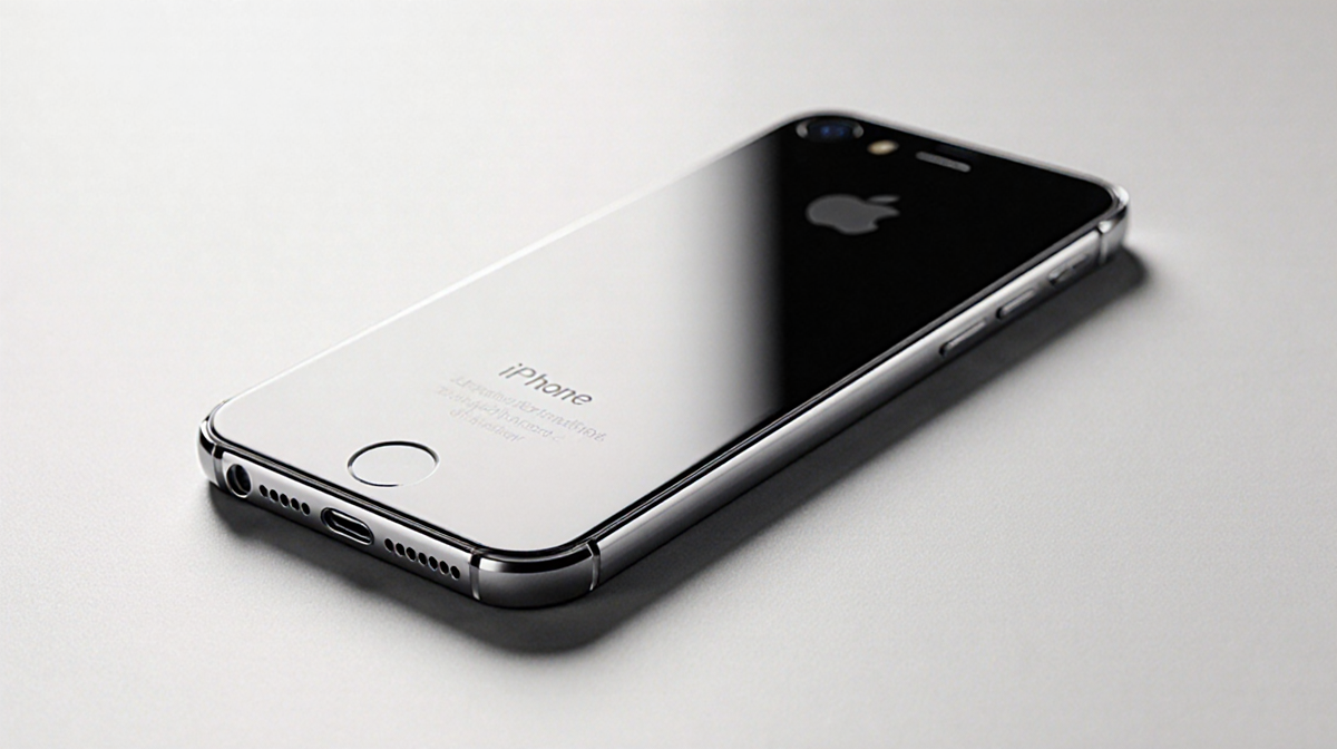 iPhone Air displaying with titanium frame and Ceramic Shield 2 coating on white background