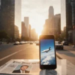 iPhone on marble pedestal shows Elon Musk