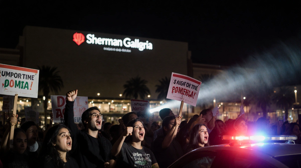 LA Iranians Rally for Regime Change as Crackdown Intensifies