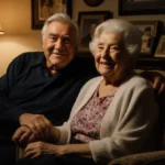 Jay Leno holding Mavis