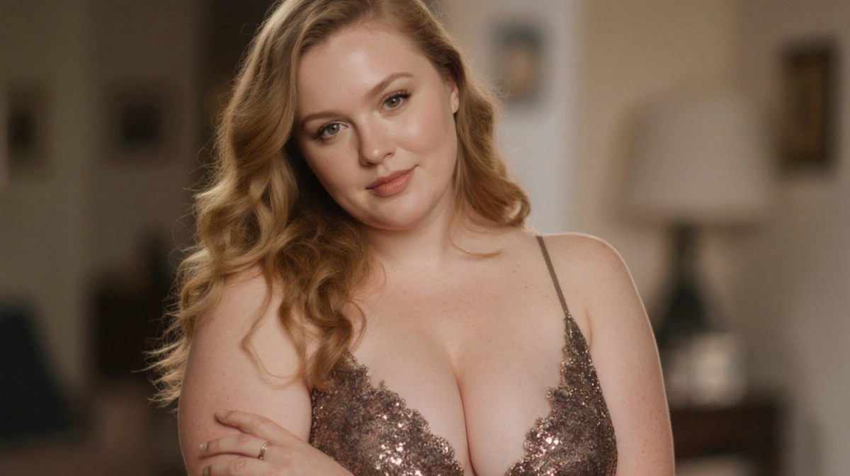 Person smiling warmly with natural lighting and simple background