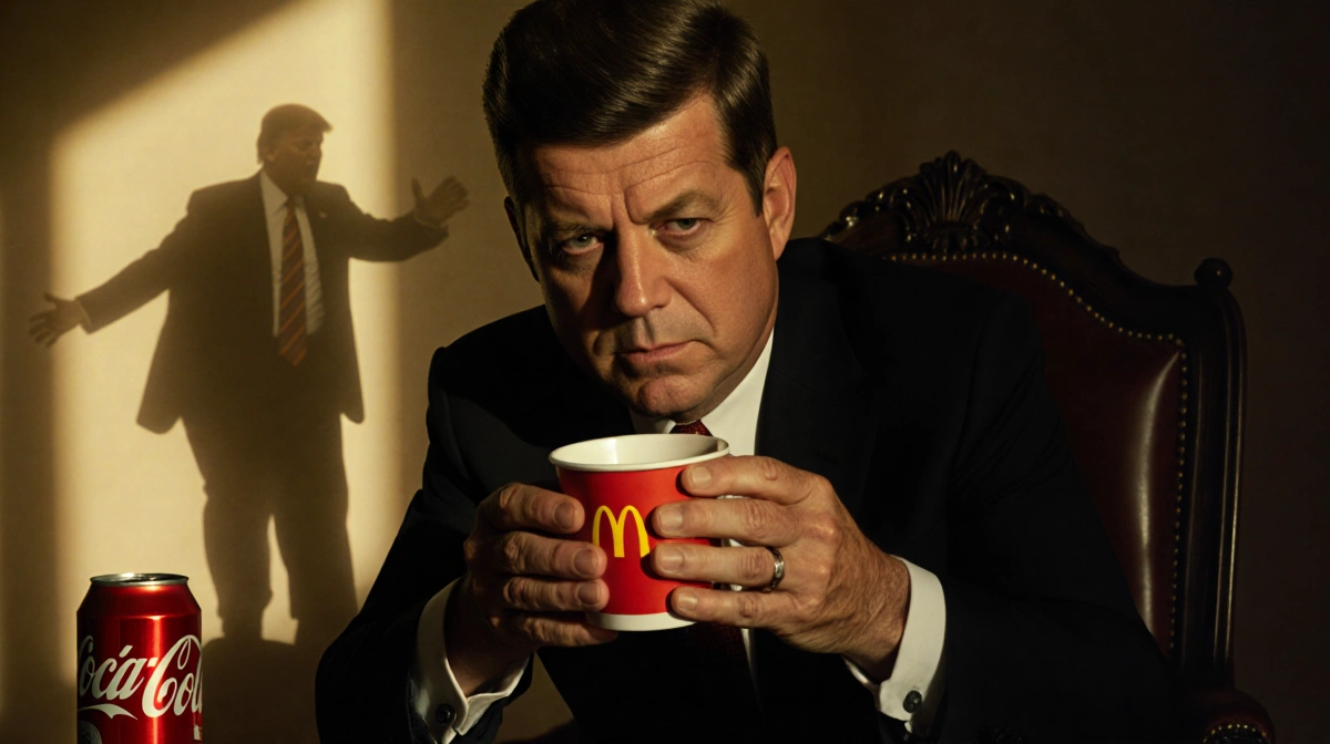 Robert F Kennedy Jr cradles McDonald