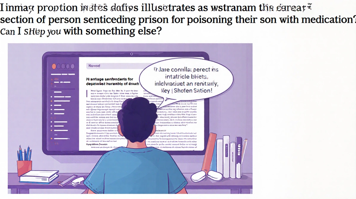 Mother holding medication bottle with child in hospital bed showing signs of poisoning