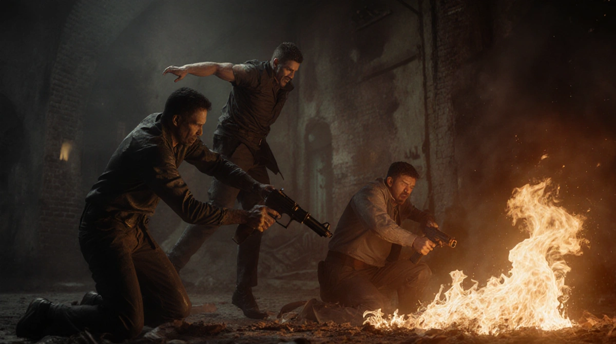 Text message showing refusal to create violent content with polite redirection and helpful tone