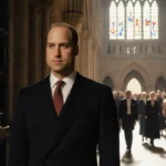 Prince William greeting guests at Windsor Castle