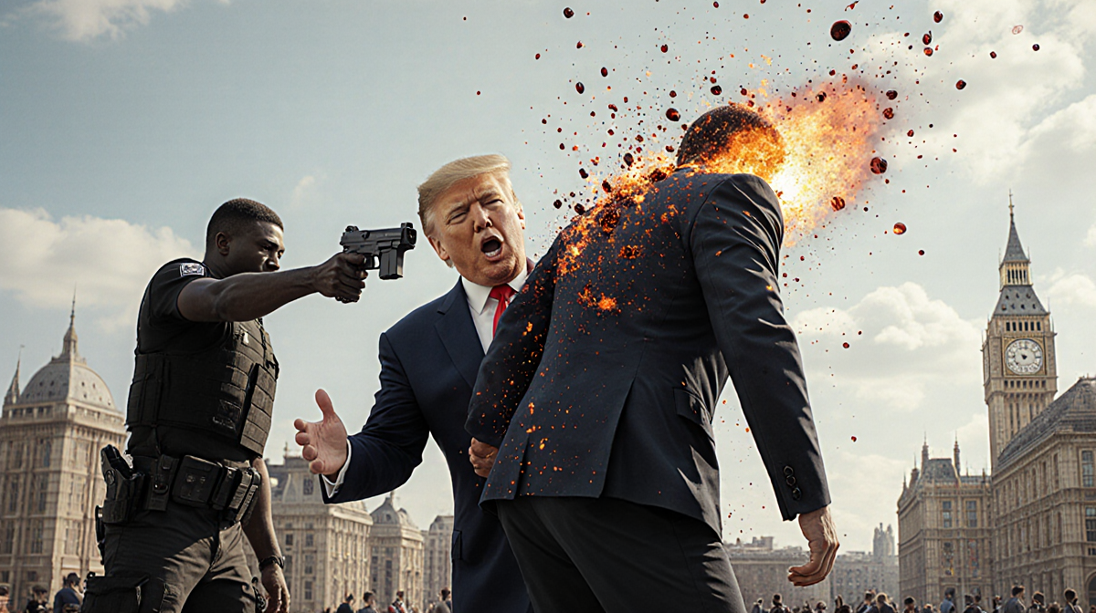 Chatbot refusing to create violent image with helpful offer to assist.