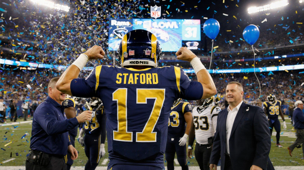 Stafford’s Late Heroics Lift Rams Over Panthers 34-31