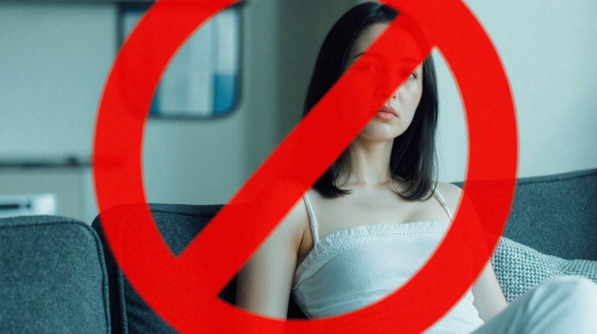 Message appears with a warning about illegal content and a question offering help