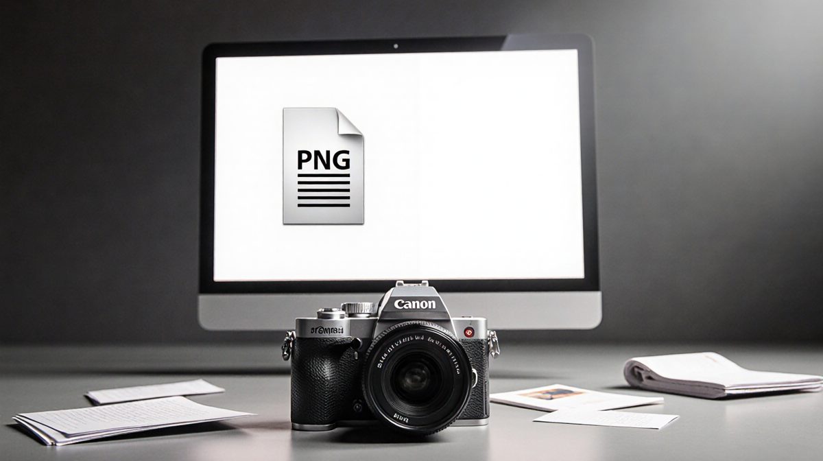 Scanner digitizing memories with a computer screen showing a PNG image and papers scattered around.