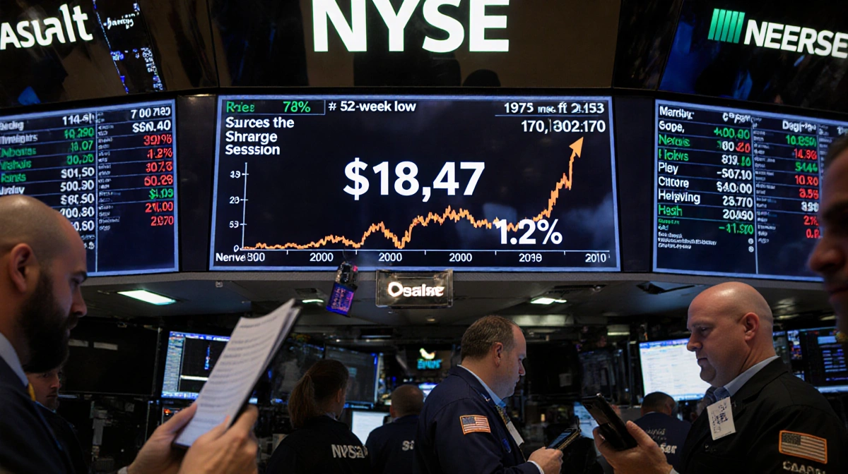 Traders monitor stock price at $18.47 with 12.3% gain and 78% rise from yearly low