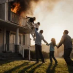 Neighbors Rescue Family from Maryland House Fire