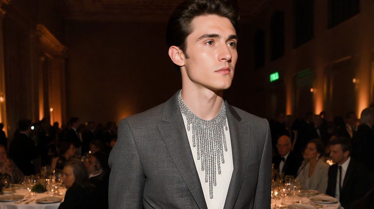 Timothée Chalamet’s $30K Necklace Steals AFI Lunch Spotlight