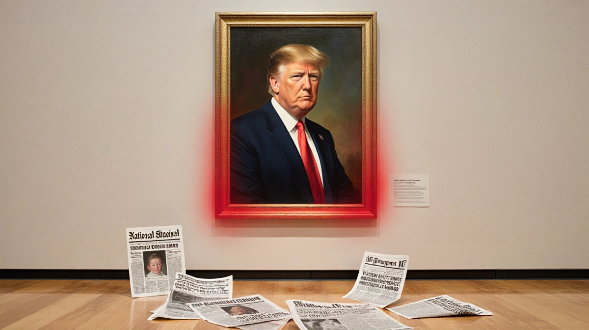 Smithsonian Quietly Deletes Trump’s Impeachments from Portrait Caption
