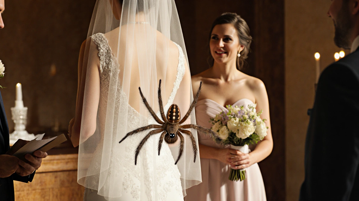 Maid of Honor Saves Arachnophobic Bride From Nightmare