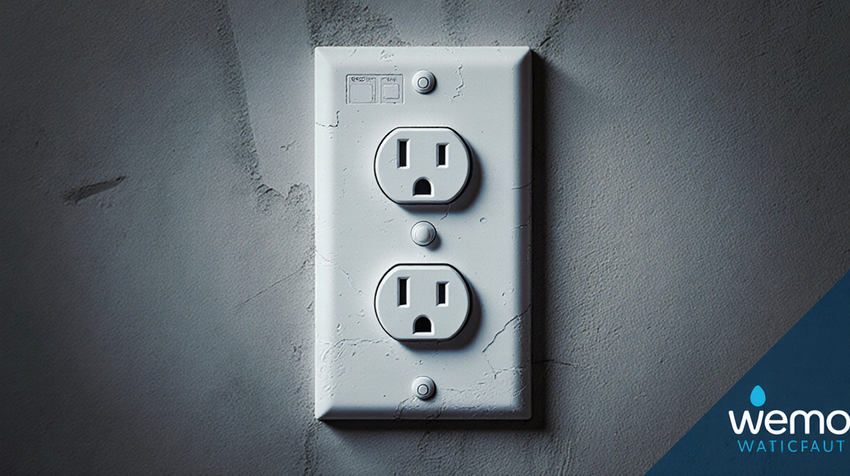 Smart home switch powering on with dimmed controls and muted background and maintenance ended label indicating obsolescence