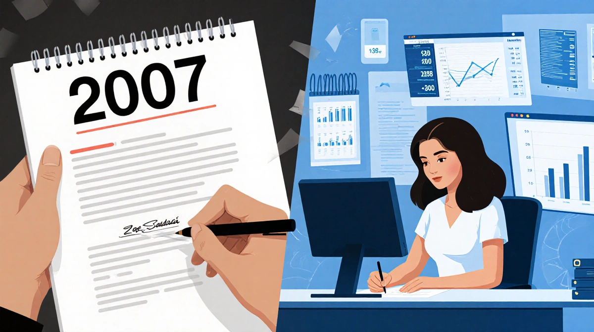 Zoe Saldaña signs contract in 2007 and monitors box office charts with industry metrics on modern computer screens